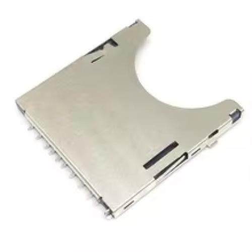 SD Card Connector 2 in 1 Card Slot Self Push/Pop-up 10P